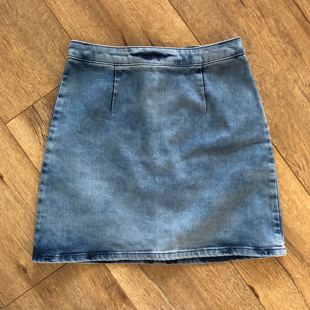 ASOS denim mini skirt